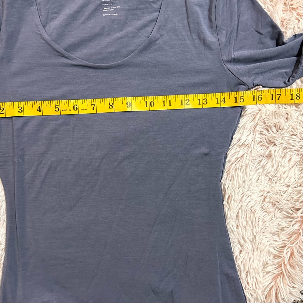 ADAY Top Notch stretch tee in Mineral blue new - Picture 7 of 9